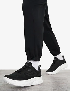 Чоловічі кросівки FILA Base 3. 0 Mesh тканинні чорні - фото 1 - Miraton