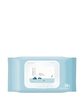 Очищающие салфетки с морской водой ROUND LAB Dokdo Cleansing Tissue 30 шт. - фото 1 - Miraton