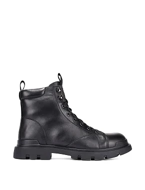 Чоловічі черевики шкіряні чорні - фото 1 - Miraton