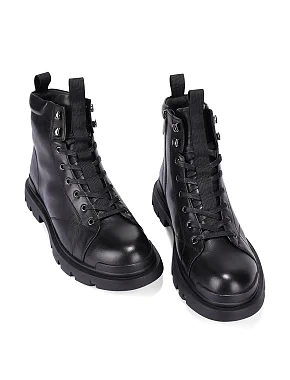 Чоловічі черевики шкіряні чорні - фото 5 - Miraton