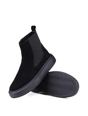 Жіночі черевики Attizzare велюрові чорні - фото 2 - Miraton