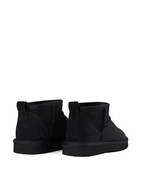 Жіночі уггі Attizzare велюрові чорні - фото 4 - Miraton