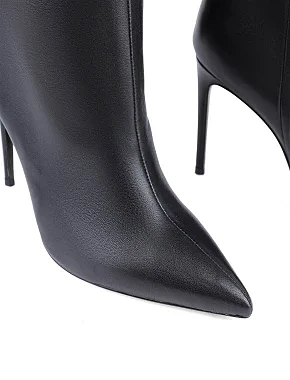 Жіночі ботфорти MiaMay шкіряні чорні - фото 6 - Miraton