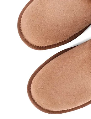 Жіночі уггі MIRATON велюрові бежеві - фото 6 - Miraton