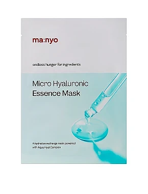 Маска тканинна Micro Hyaluronic Essence Mask, 23g - фото 1 - Miraton