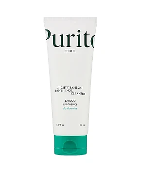 Гель для умывания с экстрактом бамбука и пантенолом Purito Seoul Mighty Bamboo Panthenol Cleanser - фото 1 - Miraton