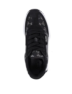 Жіночі кросівки DKNY з екошкіри чорні - фото 5 - Miraton