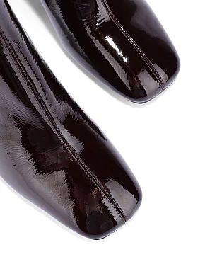 Жіночі черевики MIRATON з наплаку бордові - фото 6 - Miraton