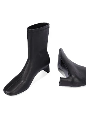 Жіночі черевики MIRATON шкіряні чорні - фото 2 - Miraton