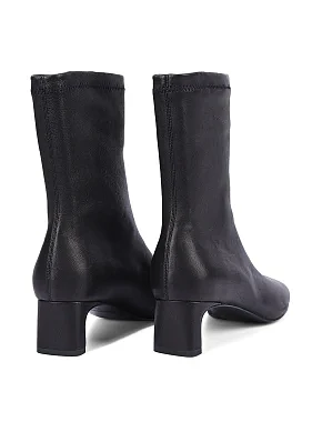 Жіночі черевики MIRATON шкіряні чорні - фото 4 - Miraton