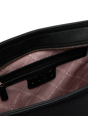 Жіноча сумка з екошкіри чорна - фото 6 - Miraton