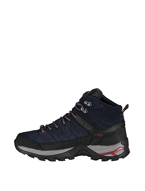 Чоловічі черевики CMP RIGEL MID TREKKING SHOES WP шкіряні темно-сині - фото 2 - Miraton