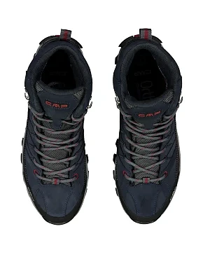 Чоловічі черевики CMP RIGEL MID TREKKING SHOES WP шкіряні темно-сині - фото 3 - Miraton