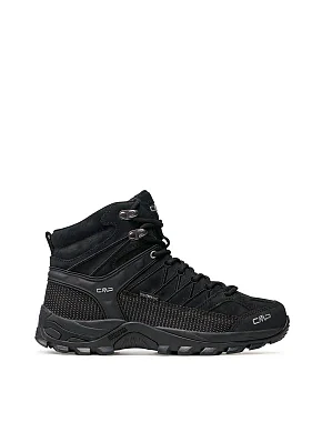 Мужские ботинки CMP RIGEL MID TREKKING SHOES WP кожаные черные - фото 1 - Miraton