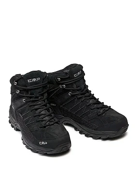 Мужские ботинки CMP RIGEL MID TREKKING SHOES WP кожаные черные - фото 5 - Miraton