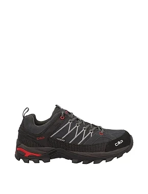 Чоловічі кросівки CMP RIGEL LOW TREKKING SHOES WP шкіряні темно-сірі - фото 1 - Miraton