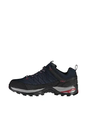 Чоловічі кросівки CMP RIGEL LOW TREKKING SHOES WP шкіряні темно-сині - фото 2 - Miraton
