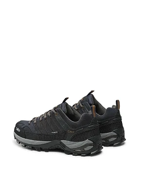 Мужские кроссовки CMP RIGEL LOW TREKKING SHOES WP кожаные синие - фото 3 - Miraton