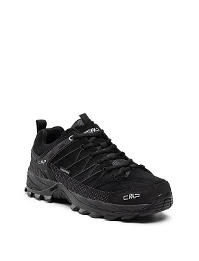 Мужские кроссовки CMP RIGEL LOW TREKKING SHOES WP кожаные черные - фото 2 - Miraton