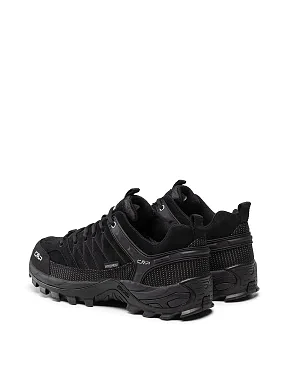 Мужские кроссовки CMP RIGEL LOW TREKKING SHOES WP кожаные черные - фото 3 - Miraton