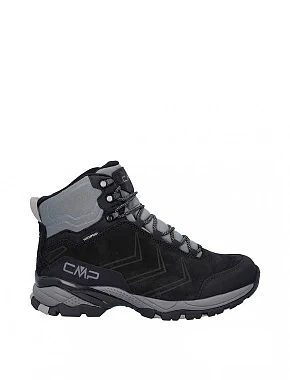Мужские ботинки CMP MELNICK MID TREKKING SHOES WP кожаные черные - фото 1 - Miraton