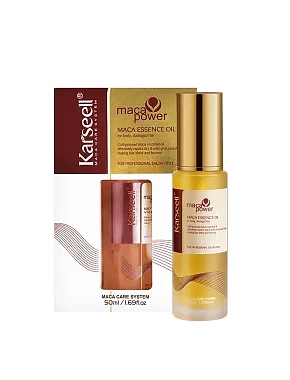 Арганова олія Karseell Maca Essence Oil сироватка для відновлення пошкодженого волосся 50 мл - фото 1 - Miraton