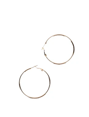 Серьги круглые в позолоте - фото 1 - Miraton