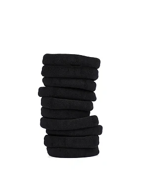 Набор резинок черные (10 шт.) - фото 1 - Miraton