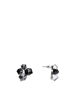 Сережки пусети з різнокольорових кристалів - фото  - Miraton