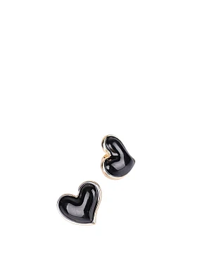 Сережки пусети серце - фото 1 - Miraton