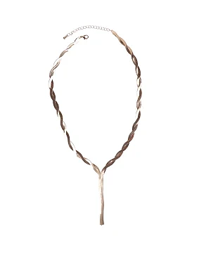 Колье-жгут в позолоте - фото 1 - Miraton