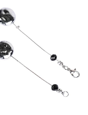 Колье многослойное в серебре - фото 3 - Miraton