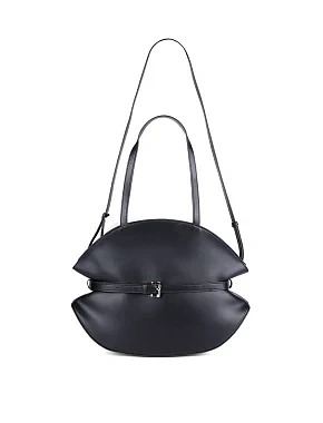 Жіноча сумка через плече MIRATON шкіряна чорна - фото 7 - Miraton