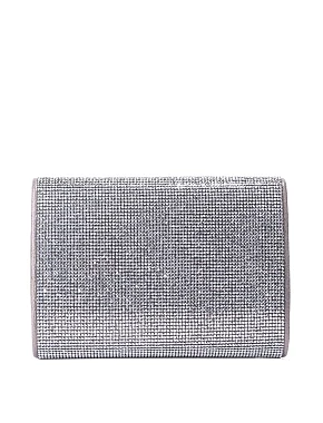 Женская сумка с камнями серая - фото 3 - Miraton