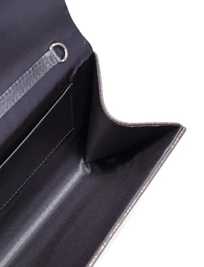 Женская сумка с камнями серая - фото 5 - Miraton