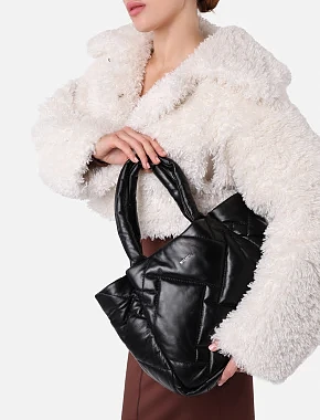 Женская сумка кожаная черная - фото 8 - Miraton