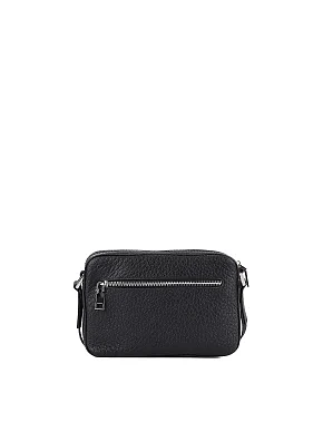 Чоловічий месенджер шкіряний чорний - фото 3 - Miraton