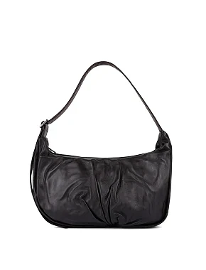 Женская сумка кожаная коричневая - фото  - Miraton