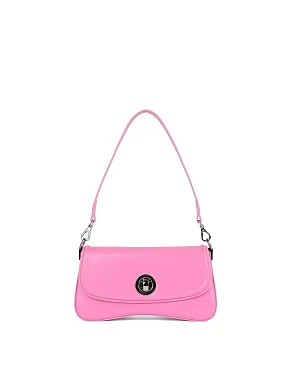 Жіноча сумка через плече шкіряна рожева - фото 1 - Miraton