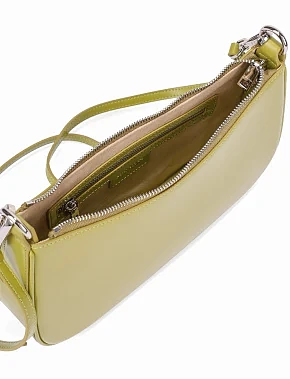 Жіноча сумка шкіряна зелена - фото 5 - Miraton