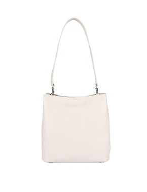 Женская сумка кожаная белая - фото 1 - Miraton