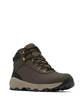 Чоловічі черевики Columbia Burnsider Waterproof з нубуку коричневі - фото 3 - Miraton