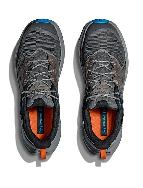Чоловічі кросівки Hoka One One Anacapa 2 Low GTX з нубуку сірі - фото 4 - Miraton