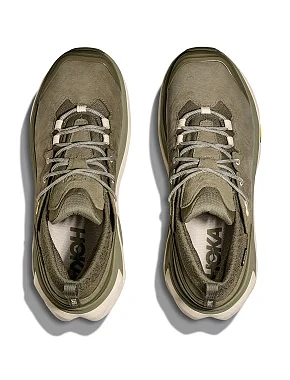 Чоловічі черевики Hoka Kaha 3 Low GTX з нубуку зелені - фото 6 - Miraton