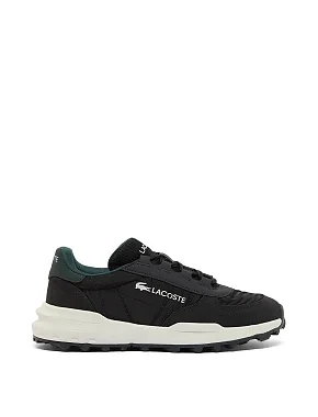 Женские кроссовки Lacoste Elite Active замшевые черные - фото 1 - Miraton