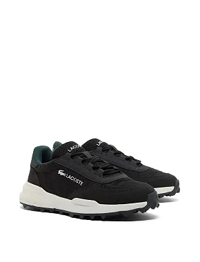 Женские кроссовки Lacoste Elite Active замшевые черные - фото 2 - Miraton