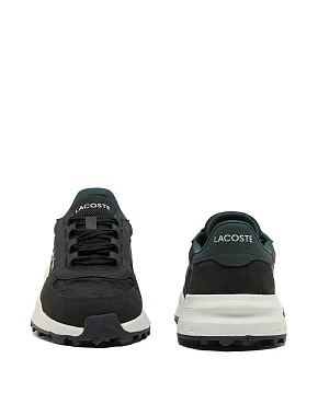 Женские кроссовки Lacoste Elite Active замшевые черные - фото 4 - Miraton