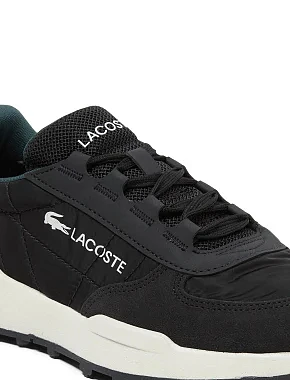 Женские кроссовки Lacoste Elite Active замшевые черные - фото 6 - Miraton