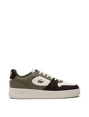 Женские кеды Lacoste L001 кожаные зеленые - фото 1 - Miraton