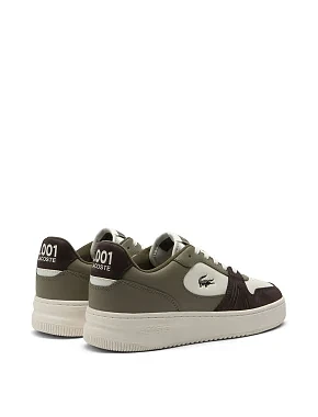 Женские кеды Lacoste L001 кожаные зеленые - фото 3 - Miraton